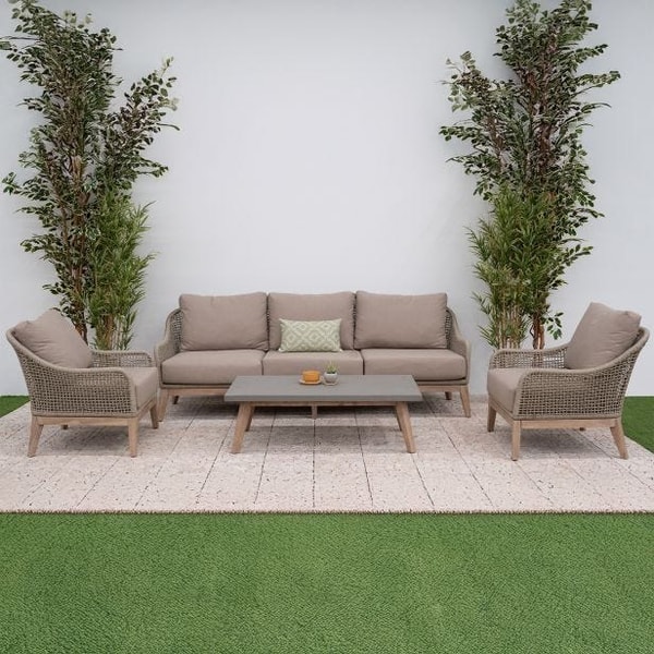 Leekes Nova Wooden Garden Sofa Set Review