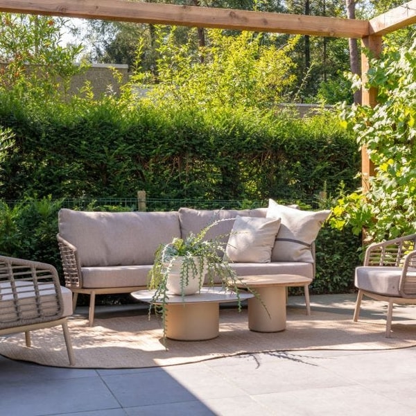 Leekes 4 Seasons Outdoor Puglia Aluminium Garden Sofa Set, 4 Seater Review