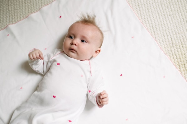 Lenora Baby Josie Heart Cotton Knit Sack Review