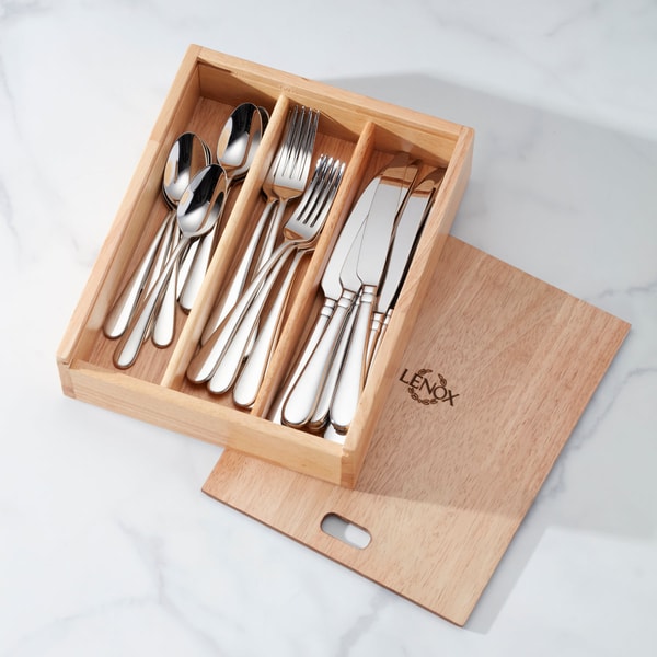 Lenox Studio 1414 Mirror 24 Piece Flatware Set with Caddy Review