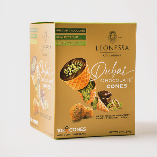Leonessa Chocolatier Dubai Chocolate Mini Cones Review