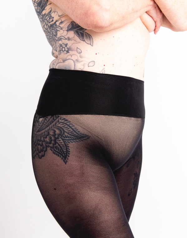 Les Belles Co Semi Sheer Black Tights Review