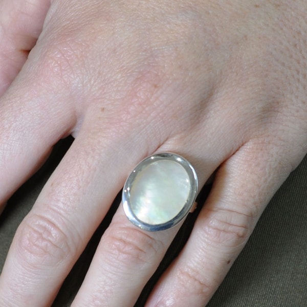 Les Poulettes Bijoux Bague Argent Ovale Avis