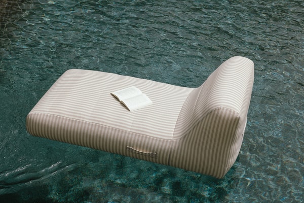 LETO Pool Chaise Ivory/Flax Stripe Review