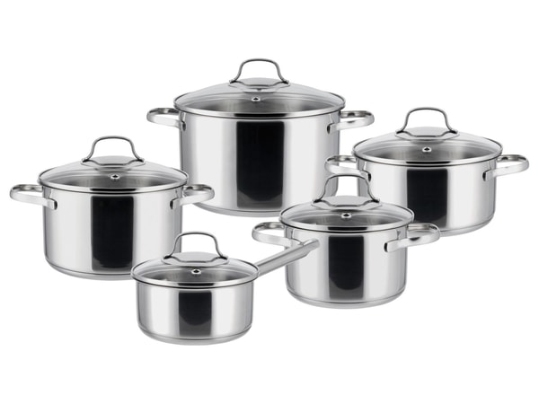 LIDL SILVERCREST&reg; Sada hrnců, 5d&iacute;ln&aacute; Recenze