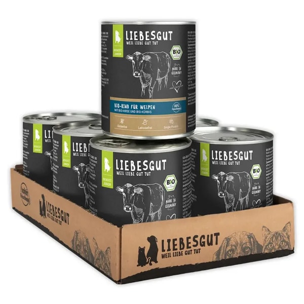 Liebesgut Tiernahrung Bio Rind Katzenfutter Bewertungen