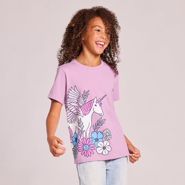 Life is Good Kids Unicorn and Flowers Crusher Tee Review