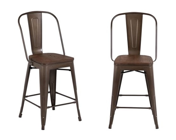Lifestyle Furniture Tolix Style Bar Stools Pair Review