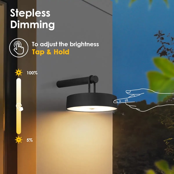 Light Depot Cordless Rechargeable LED Wall Lamp Review