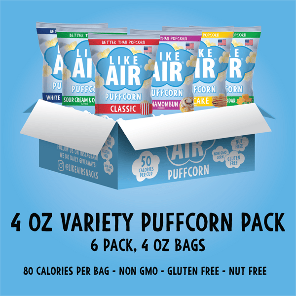 Like Air 4oz Variety Puffcorn Pack Review
