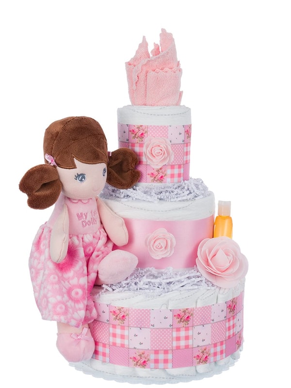 Lil' Baby Cakes My First Doll 3 Tier Diaper Cake Review