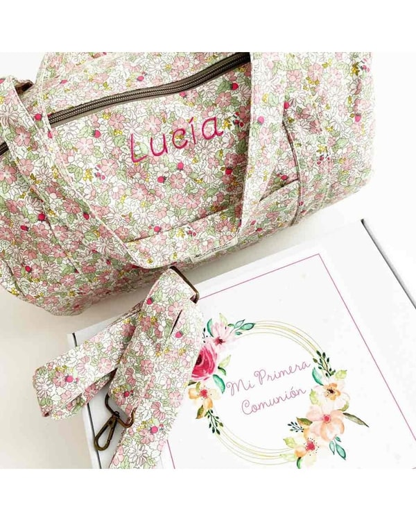 LIMONAE Regalo De Comuni&oacute;n Para Ni&ntilde;a Bolsa Liberty Personalizada Rese&ntilde;a