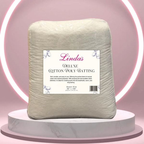 Linda's Electric Quilters Linda's Deluxe Cotton/Poly Blend Batting Review