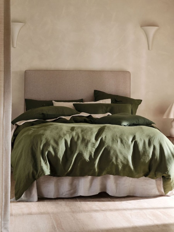 Linen House Nimes Moss Quilt Cover Review