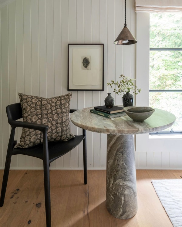 Linen & James Jordan | Charcoal Tan Floral Handblock Pillow Cover Review