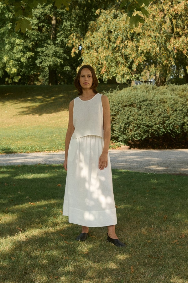 Linenfox Ariel Linen Skirt Recenzija