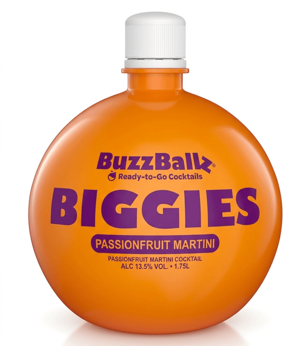 Liquor LTD BuzzBallz Biggies Passionfruit Martini Review