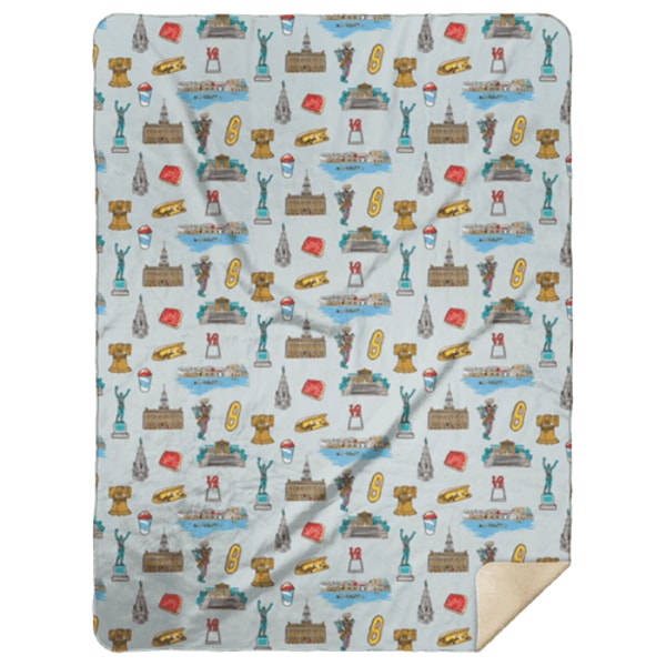 Little Hometown Philadelphia Plush Throw Blanket Review