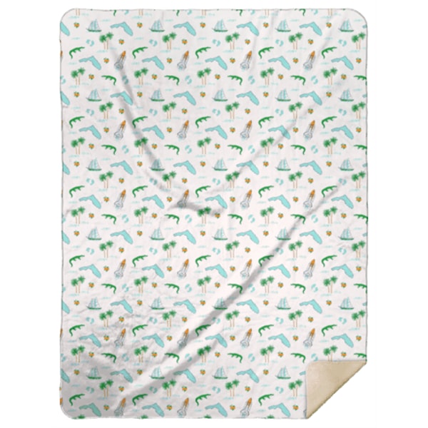 Little Hometown Florida Plush Throw Blanket 60x80 Soft Hometown Home Accent Review