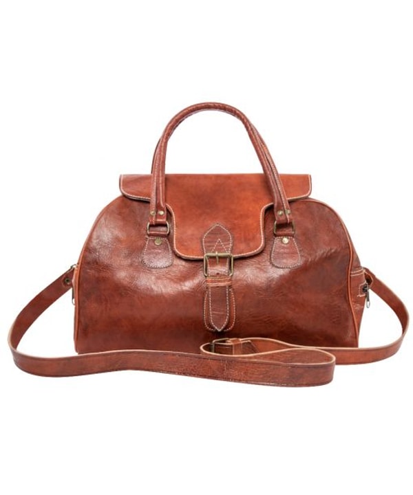 Little Moroccan Things Leather Weekender Duffle Bag Review