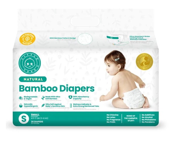 Little Toes Natural Bamboo Diapers Review