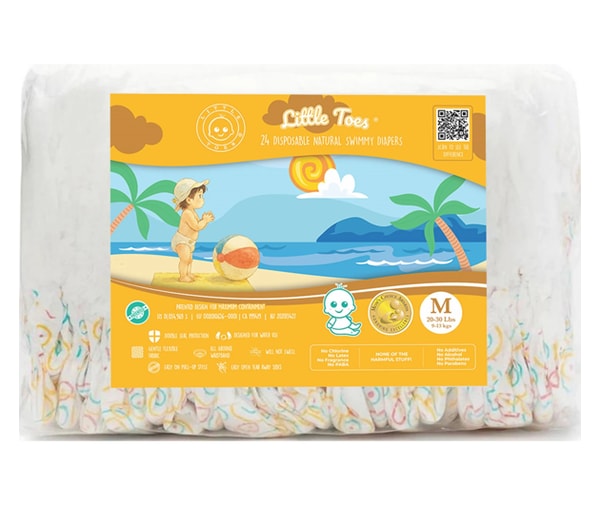 Little Toes Natural Disposable Swim Diapers Review