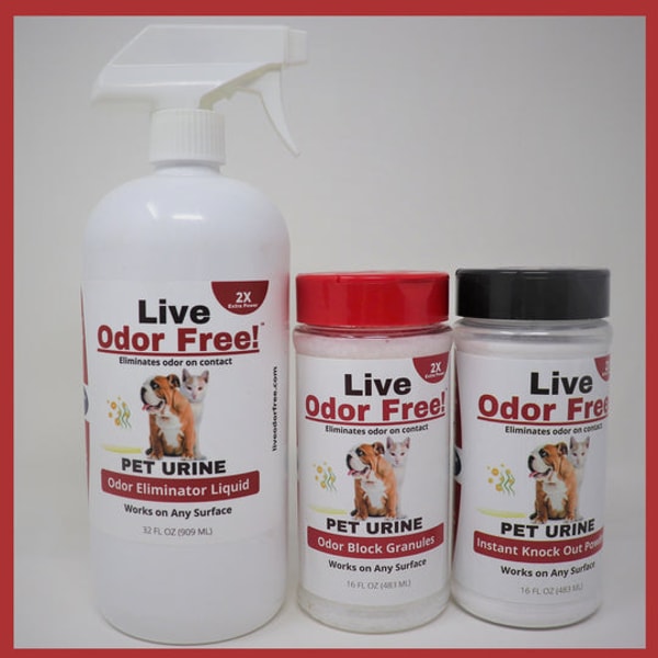 Live Odor Free! 2x2 Pet Urine Spot Kit Reviews