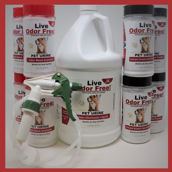 Live Odor Free! 10x10 Pet Urine Room Kit Reviews