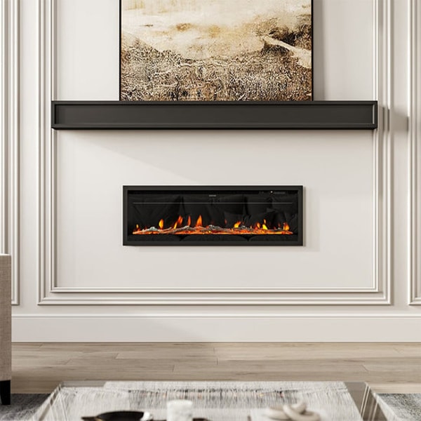Living and Home Electric Fireplace 12 Colour LED Flame Effect Heater with Remote Control Review