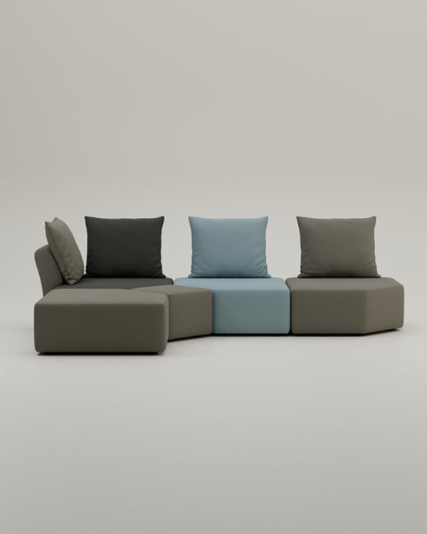 Livom Modulares Sofa Katrina mit Schlaffunktion Bewertung