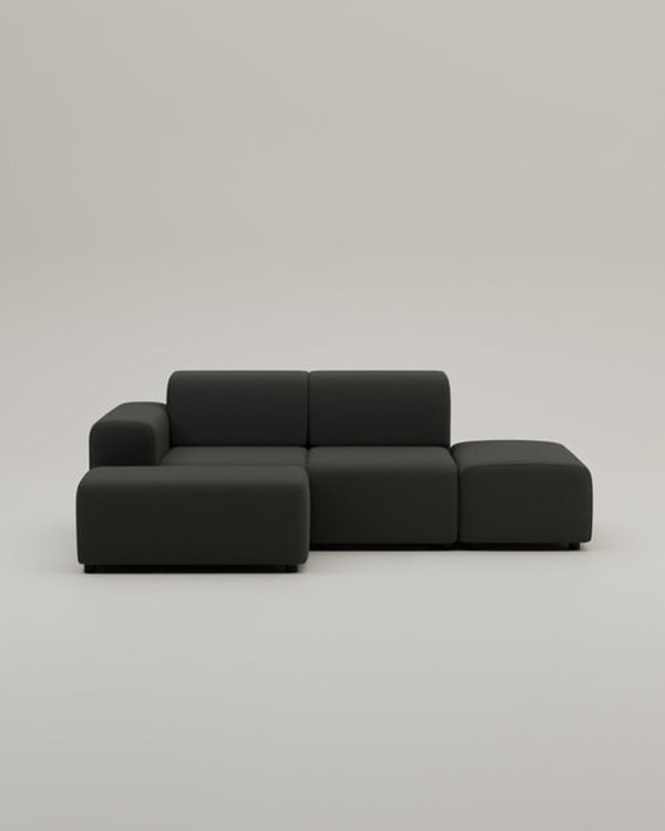 Livom Modulares Ecksofa Nina 4-Sitzer Mini mit Schlaffunktion Bewertung