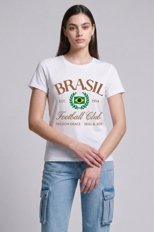 LOB Playera Manga Corta F&uacute;tbol Brasil Rese&ntilde;a