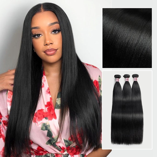 Lolly Light Yaki Straight Human Hair Bundles Reviews