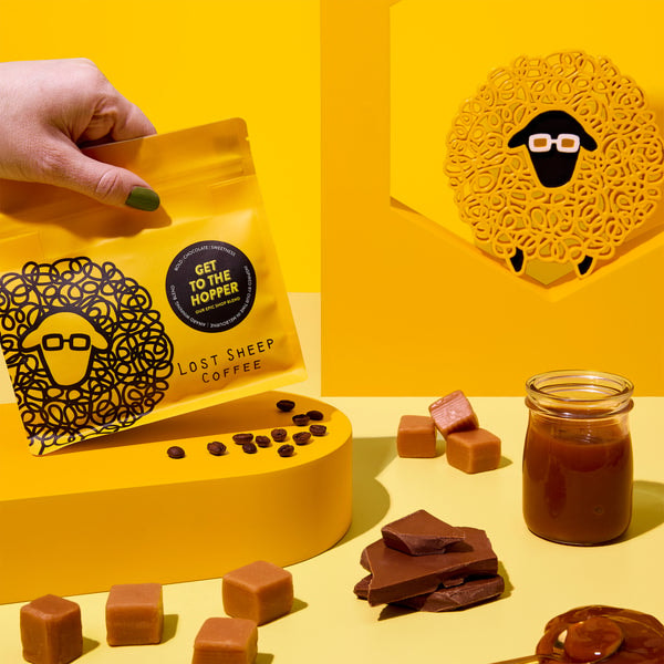 Lost Sheep Coffee Get To The Hopper Blend | Chocolate & Caramel Review