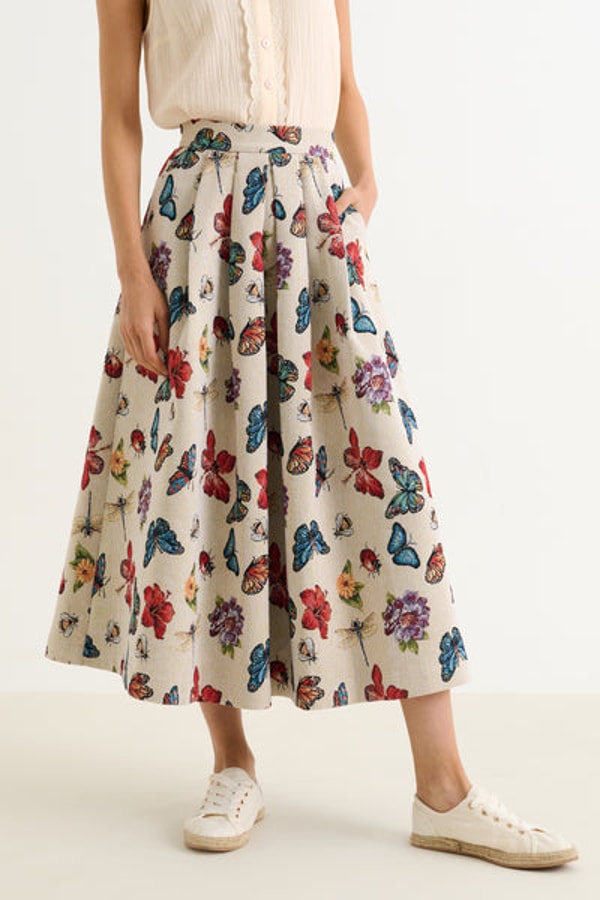 Louche London Pasadena Flutter Jacquard Midaxi Skirt Review