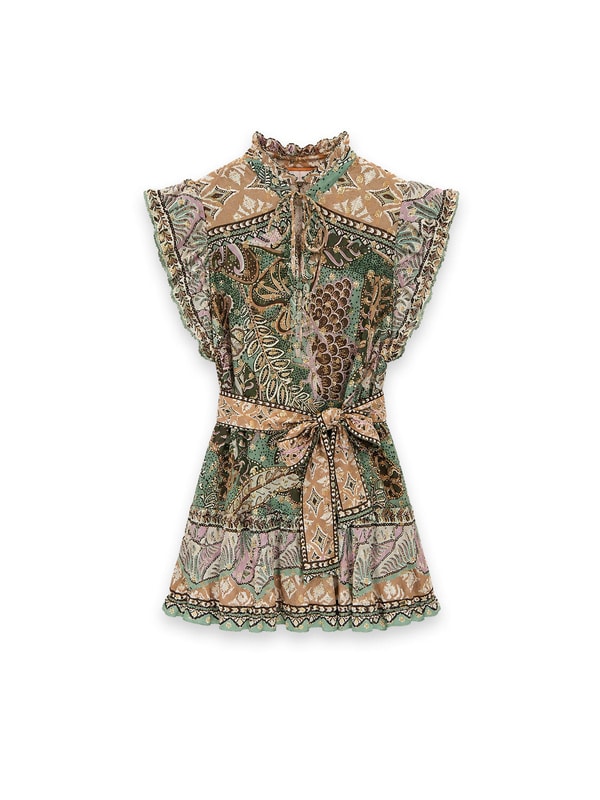 loui.rocks Farm Rio Volantkleid mit Paisleymuster Bewertung