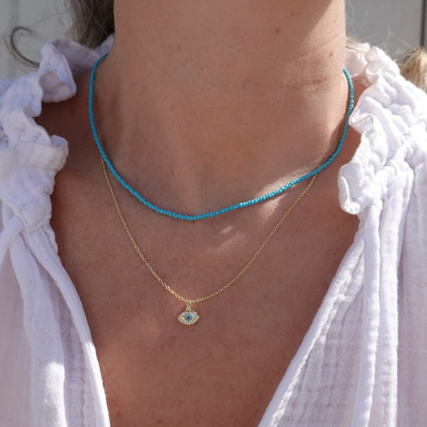 Loulerie Turquoise Bead Necklace Review
