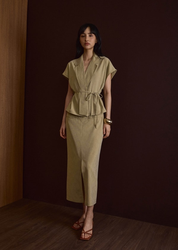 Love Bonito Vina Detachable Wrap Top 评测