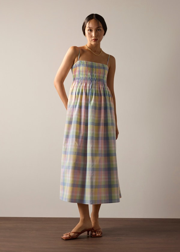 Love, Bonito Checkered Cotton Maxi Dress Pagsusuri