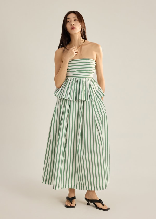 Ulasan Love Bonito Poplin Flare Skirt 