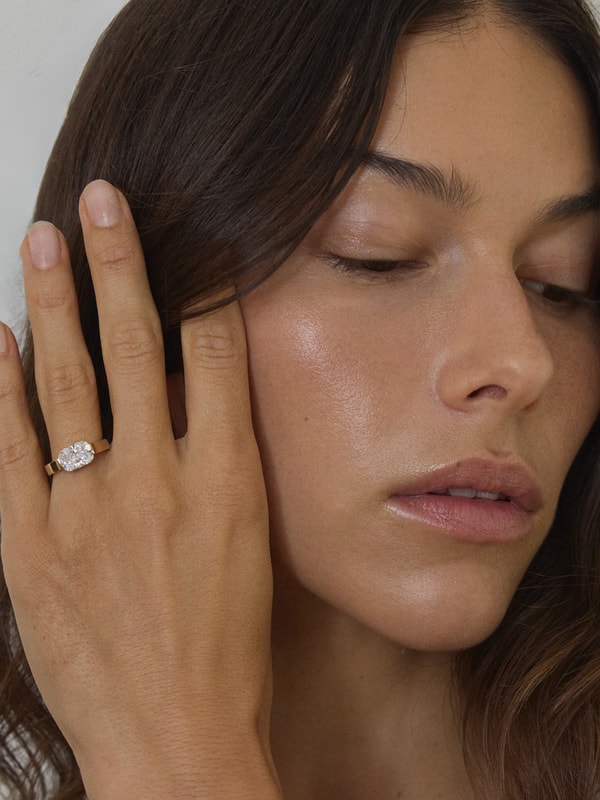 Love Isabelle Jewellery Solid Gold Radiant Cushion Half-Bezel Ring Review