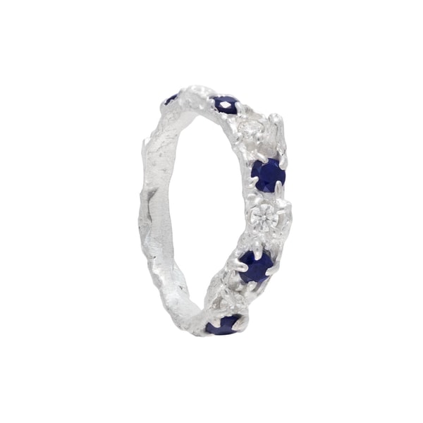 Loveness Lee Alba Sapphire Moissanite Ring Review