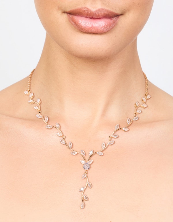 Lovisa Gold Cubic Zirconia Vine Y-Necklace Review