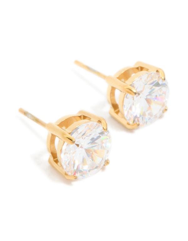 Lovisa Gold Plated Surgical Steel 8mm Prism Stud Earrings Review