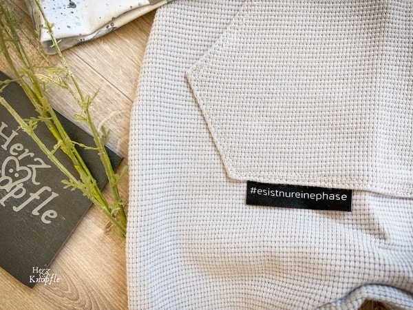 LU:BO Design 3er Set Weblabel "#esistnureinephase" Bewertung