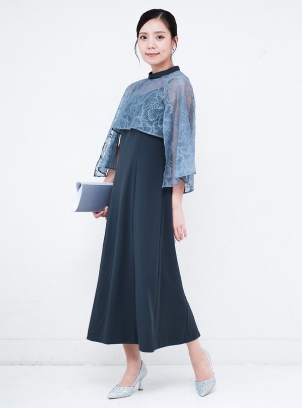 LULUTI 2way Cape Top I-line Dress レビュー