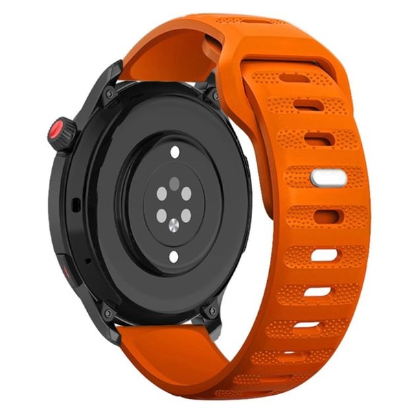 Lux-Case 22 mm universalrem med punktstruktur Orange Recension