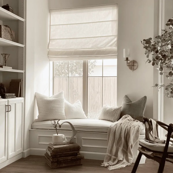 LuxDrape Florence Linen Roman Shade Review