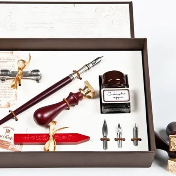 Luxury Products Prestiżowy zestaw do kaligrafii Set timbro e ceralacca Recenzja