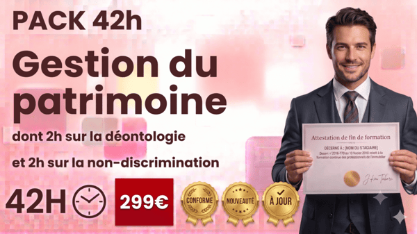 Ma formation Immo Formation ALUR 42H Gestion du patrimoine Avis